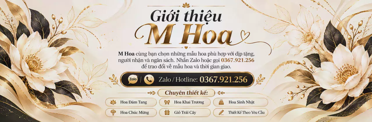 Ảnh bìa Shop hoa tươi Phường Long Bình Cần Thơ - Chăm chút món quà từ sắc hoa